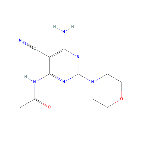 N-(6-amino-5-cyano-2-morpholin-4-ylpyrimidin-4-yl)acetamide (CAS: 1353875-77-0) - Related Chemical Product