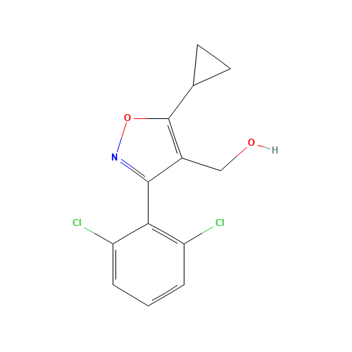 [5-cyclopropyl-3-(2,6-dichlorophenyl)-1,2-oxazol-4-yl]methanol (CAS: 946426-89-7) - Related Chemical Product