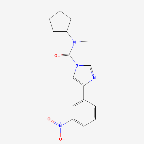 N-cyclopentyl-N-methyl-4-(3-nitrophenyl)imidazole-1-carboxamide (CAS: 1356960-85-4) - Related Chemical Product