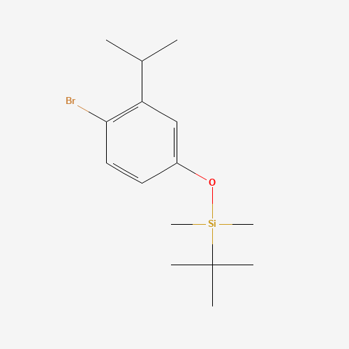 (4-bromo-3-propan-2-ylphenoxy)-tert-butyl-dimethylsilane (CAS: 345965-84-6) - Related Chemical Product