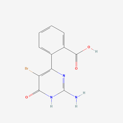 2-(2-amino-5-bromo-4-oxo-1H-pyrimidin-6-yl)benzoic acid (CAS: 1263283-37-9) - Related Chemical Product