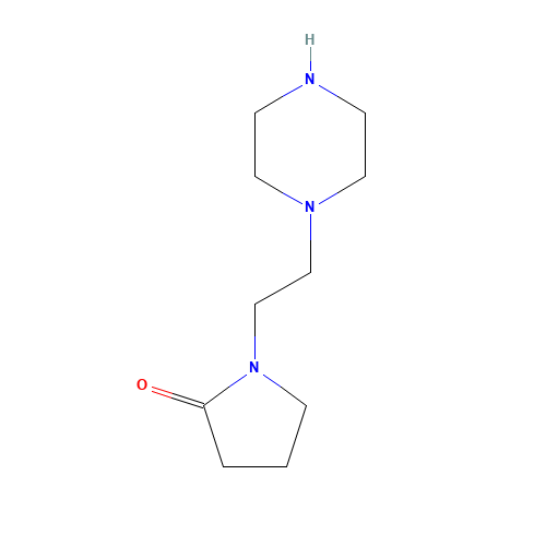 1-(2-piperazin-1-ylethyl)pyrrolidin-2-one (CAS: 105522-40-5) - Related Chemical Product