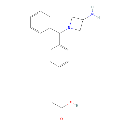 acetic acid;1-benzhydrylazetidin-3-amine (CAS: 928672-57-5) - Related Chemical Product