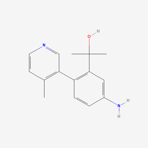 2-[5-amino-2-(4-methylpyridin-3-yl)phenyl]propan-2-ol (CAS: 1357094-76-8) - Related Chemical Product