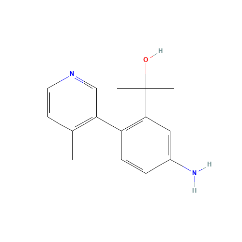 2-[5-amino-2-(4-methylpyridin-3-yl)phenyl]propan-2-ol (CAS: 1357094-76-8) - Related Chemical Product
