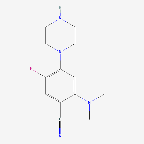 2-(dimethylamino)-5-fluoro-4-piperazin-1-ylbenzonitrile (CAS: 1364837-16-0) - Related Chemical Product