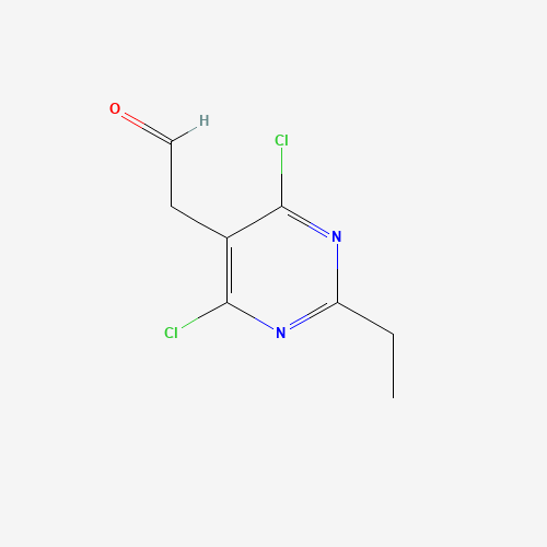 2-(4,6-dichloro-2-ethylpyrimidin-5-yl)acetaldehyde (CAS: 1612795-93-3) - Related Chemical Product