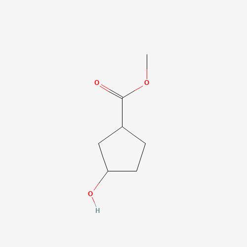 methyl 3-hydroxycyclopentane-1-carboxylate (CAS: 32811-76-0) - Chemical Structure and Molecular Formula 