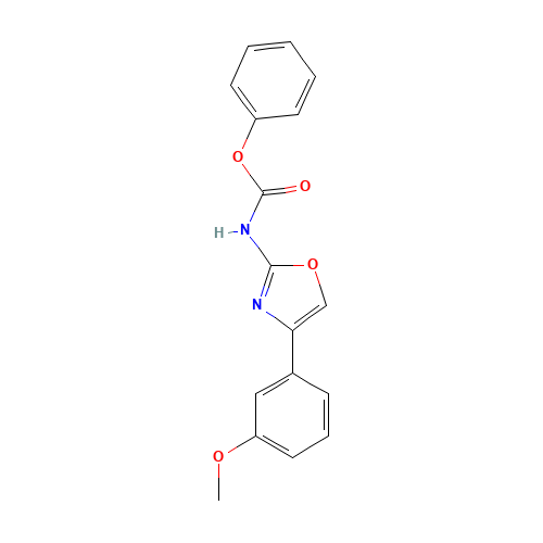 phenyl N-[4-(3-methoxyphenyl)-1,3-oxazol-2-yl]carbamate (CAS: 1432034-04-2) - Related Chemical Product