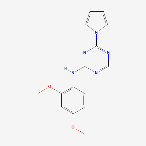 N-(2,4-dimethoxyphenyl)-4-pyrrol-1-yl-1,3,5-triazin-2-amine (CAS: 333727-96-1) - Related Chemical Product