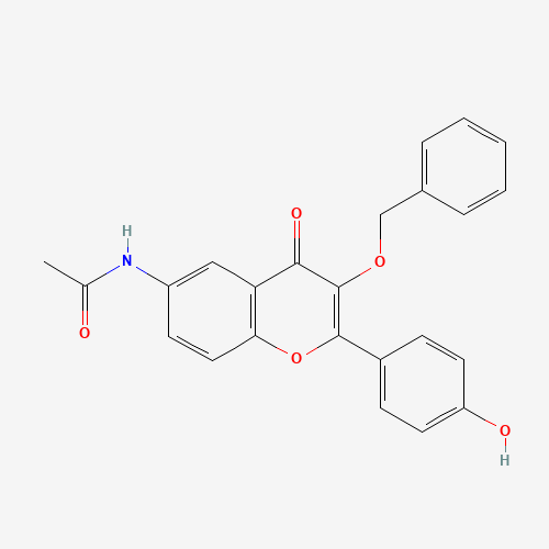 N-[2-(4-hydroxyphenyl)-4-oxo-3-phenylmethoxychromen-6-yl]acetamide (CAS: 1187016-50-7) - Related Chemical Product