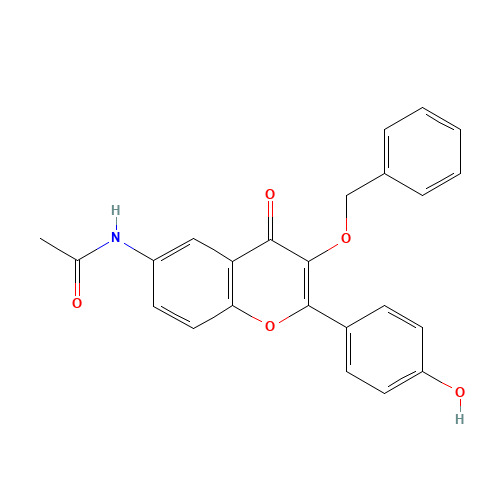 N-[2-(4-hydroxyphenyl)-4-oxo-3-phenylmethoxychromen-6-yl]acetamide (CAS: 1187016-50-7) - Related Chemical Product