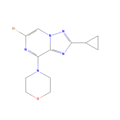 4-(6-bromo-2-cyclopropyl-[1,2,4]triazolo[1,5-a]pyrazin-8-yl)morpholine (CAS: 1316761-24-6) - Related Chemical Product
