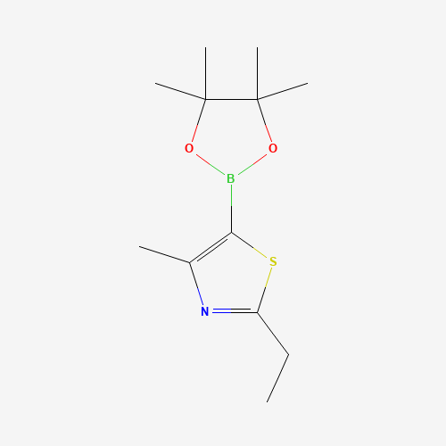 2-ethyl-4-methyl-5-(4,4,5,5-tetramethyl-1,3,2-dioxaborolan-2-yl)-1,3-thiazole (CAS: 1218789-94-6) - Related Chemical Product