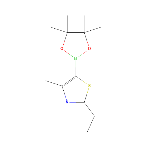 2-ethyl-4-methyl-5-(4,4,5,5-tetramethyl-1,3,2-dioxaborolan-2-yl)-1,3-thiazole (CAS: 1218789-94-6) - Related Chemical Product