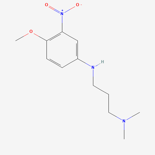 N-(4-methoxy-3-nitrophenyl)-N',N'-dimethylpropane-1,3-diamine (CAS: 1225672-08-1) - Related Chemical Product
