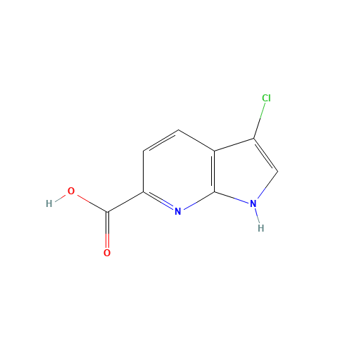 3-chloro-1H-pyrrolo[2,3-b]pyridine-6-carboxylic acid (CAS: 1386986-10-2) - Related Chemical Product
