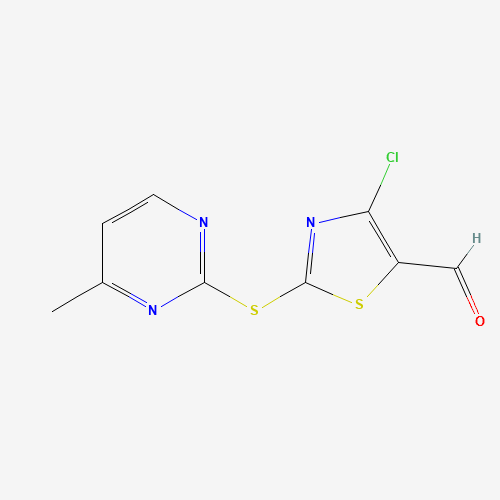 4-chloro-2-(4-methylpyrimidin-2-yl)sulfanyl-1,3-thiazole-5-carbaldehyde (CAS: 914348-70-2) - Related Chemical Product