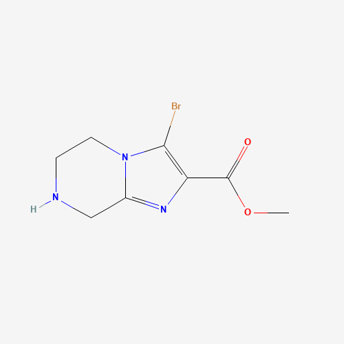 methyl 3-bromo-5,6,7,8-tetrahydroimidazo[1,2-a]pyrazine-2-carboxylate (CAS: 1211011-30-1) - Related Chemical Product