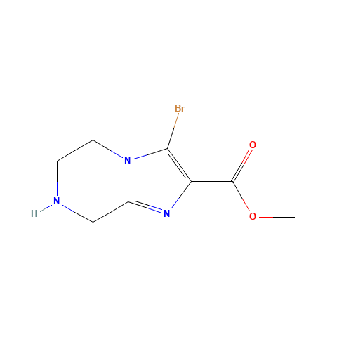 methyl 3-bromo-5,6,7,8-tetrahydroimidazo[1,2-a]pyrazine-2-carboxylate (CAS: 1211011-30-1) - Related Chemical Product