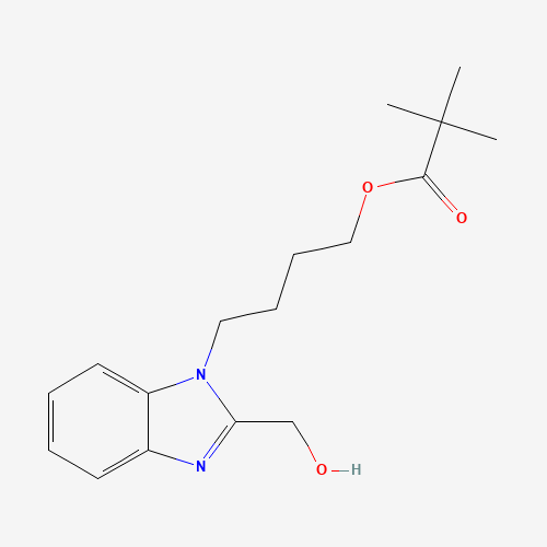 4-[2-(hydroxymethyl)benzimidazol-1-yl]butyl 2,2-dimethylpropanoate (CAS: 797032-02-1) - Related Chemical Product