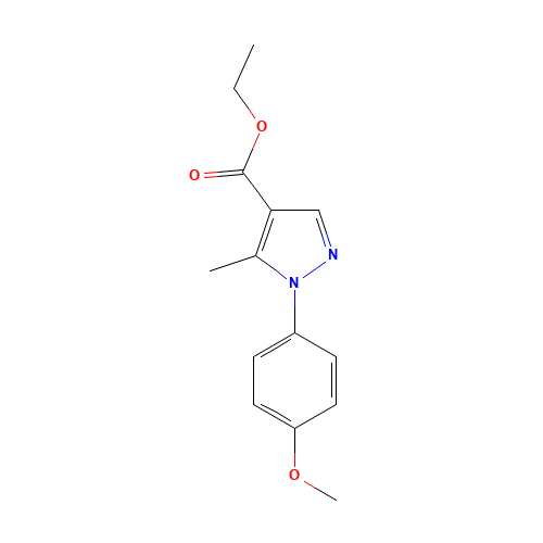 ethyl 1-(4-methoxyphenyl)-5-methylpyrazole-4-carboxylate (CAS: 187998-66-9) - Related Chemical Product