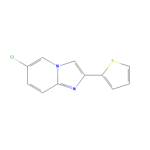 6-chloro-2-thiophen-2-ylimidazo[1,2-a]pyridine (CAS: 35368-93-5) - Related Chemical Product