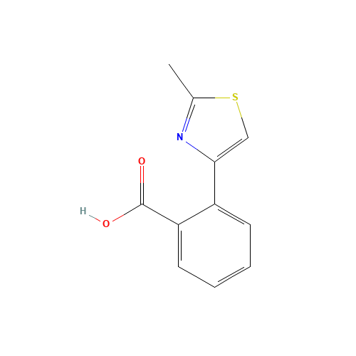 2-(2-methyl-1,3-thiazol-4-yl)benzoic acid (CAS: 65032-66-8) - Related Chemical Product