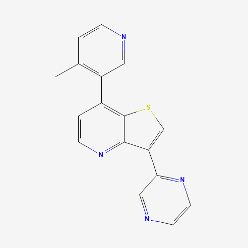 7-(4-methylpyridin-3-yl)-3-pyrazin-2-ylthieno[3,2-b]pyridine (CAS: 1428880-83-4) - Related Chemical Product