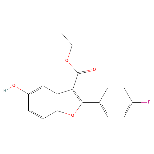 ethyl 2-(4-fluorophenyl)-5-hydroxy-1-benzofuran-3-carboxylate (CAS: 691856-86-7) - Related Chemical Product