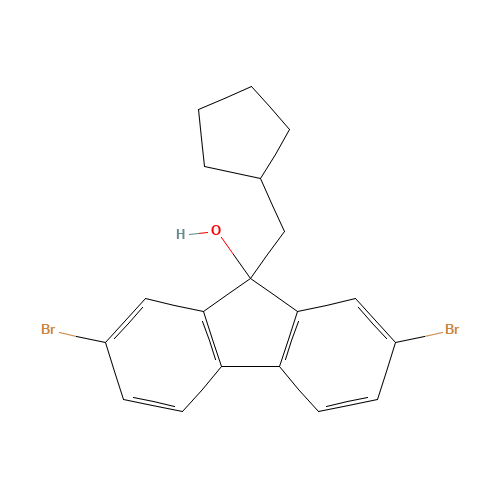 2,7-dibromo-9-(cyclopentylmethyl)fluoren-9-ol (CAS: 1616114-24-9) - Related Chemical Product
