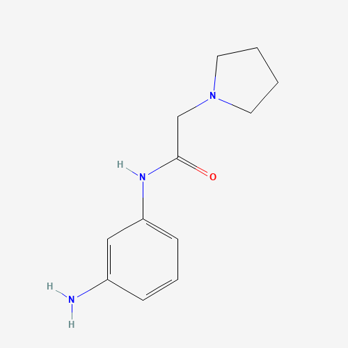 N-(3-aminophenyl)-2-pyrrolidin-1-ylacetamide (CAS: 891855-91-7) - Related Chemical Product