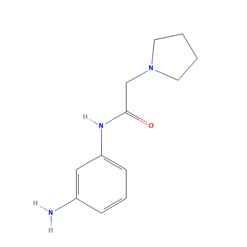 N-(3-aminophenyl)-2-pyrrolidin-1-ylacetamide (CAS: 891855-91-7) - Related Chemical Product