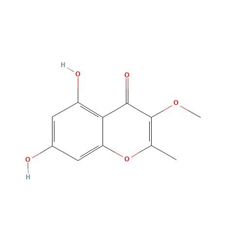 5,7-dihydroxy-3-methoxy-2-methylchromen-4-one (CAS: 22105-21-1) - Related Chemical Product