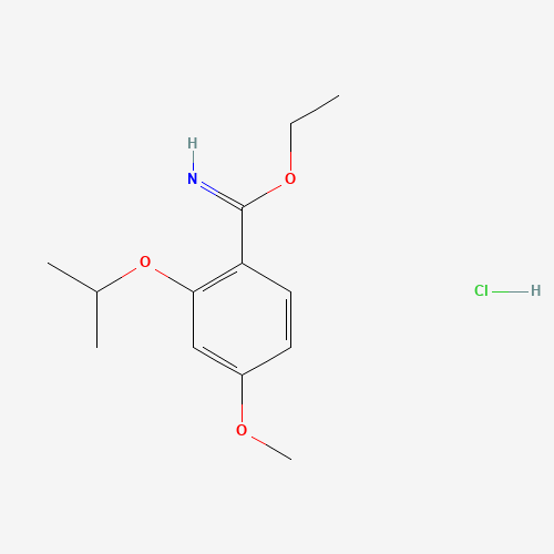 ethyl 4-methoxy-2-propan-2-yloxybenzenecarboximidate;hydrochloride (CAS: 548472-48-6) - Related Chemical Product