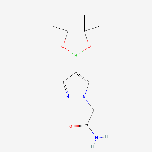 2-[4-(4,4,5,5-tetramethyl-1,3,2-dioxaborolan-2-yl)pyrazol-1-yl]acetamide (CAS: 1083326-46-8) - Related Chemical Product