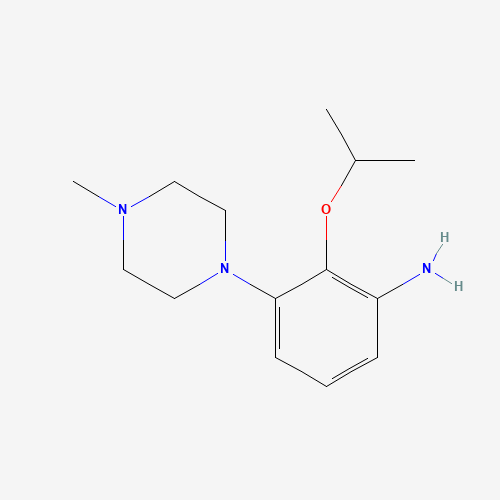 3-(4-methylpiperazin-1-yl)-2-propan-2-yloxyaniline (CAS: 1462951-08-1) - Related Chemical Product