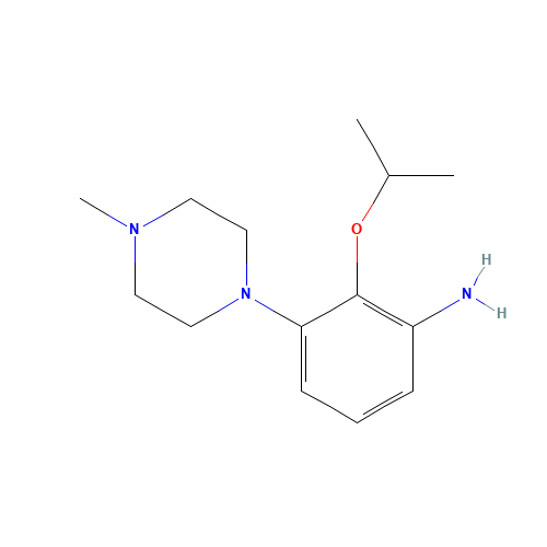 3-(4-methylpiperazin-1-yl)-2-propan-2-yloxyaniline (CAS: 1462951-08-1) - Related Chemical Product