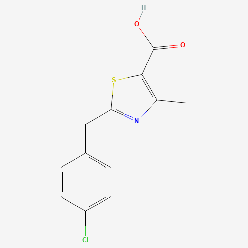 2-[(4-chlorophenyl)methyl]-4-methyl-1,3-thiazole-5-carboxylic acid (CAS: 938001-17-3) - Related Chemical Product