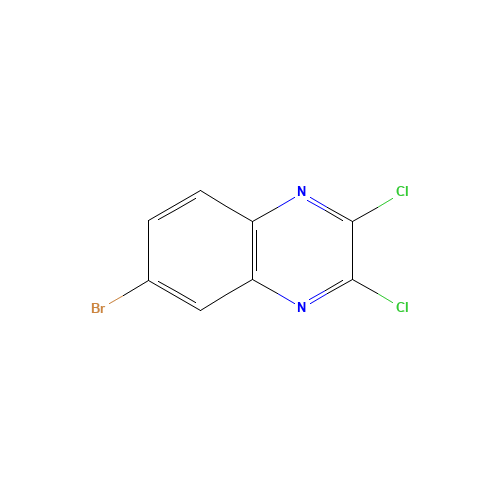 6-bromo-2,3-dichloroquinoxaline (CAS: 108229-82-9) - Chemical Structure and Molecular Formula 