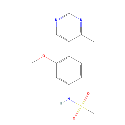 N-[3-methoxy-4-(4-methylpyrimidin-5-yl)phenyl]methanesulfonamide (CAS: 1357093-53-8) - Related Chemical Product
