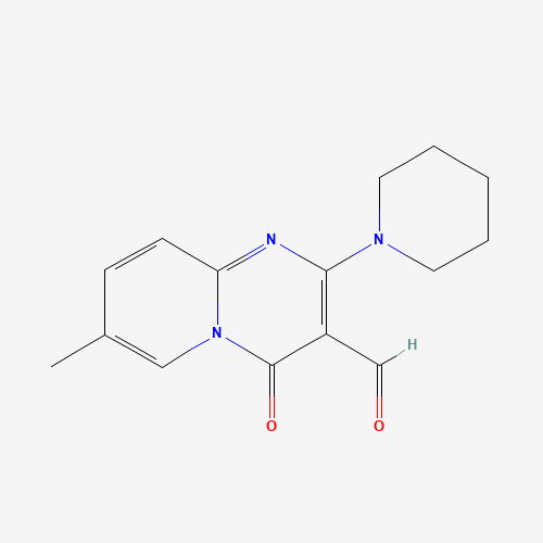 7-methyl-4-oxo-2-piperidin-1-ylpyrido[1,2-a]pyrimidine-3-carbaldehyde (CAS: 300586-42-9) - Related Chemical Product