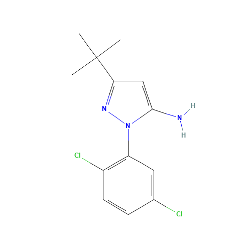 5-tert-butyl-2-(2,5-dichlorophenyl)pyrazol-3-amine (CAS: 1017781-20-2) - Related Chemical Product
