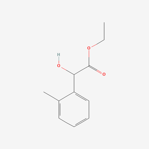 ethyl 2-hydroxy-2-(2-methylphenyl)acetate (CAS: 62281-72-5) - Chemical Structure and Molecular Formula 