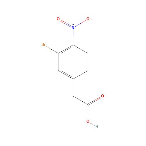 2-(3-bromo-4-nitrophenyl)acetic acid (CAS: 90004-95-8) - Related Chemical Product
