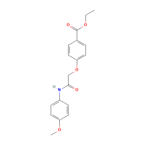 ethyl 4-[2-(4-methoxyanilino)-2-oxoethoxy]benzoate (CAS: 852980-68-8) - Related Chemical Product