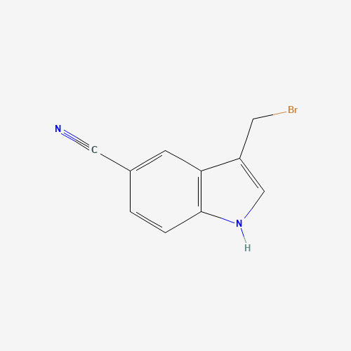 3-(bromomethyl)-1H-indole-5-carbonitrile (CAS: 1400279-91-5) - Related Chemical Product
