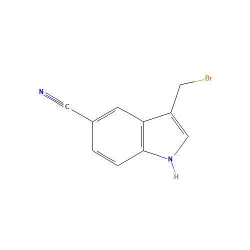 3-(bromomethyl)-1H-indole-5-carbonitrile (CAS: 1400279-91-5) - Related Chemical Product