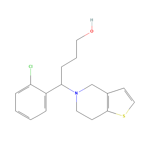 4-(2-chlorophenyl)-4-(6,7-dihydro-4H-thieno[3,2-c]pyridin-5-yl)butan-1-ol (CAS: 1373491-51-0) - Related Chemical Product