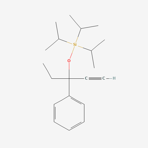 3-phenylpent-1-yn-3-yloxy-tri(propan-2-yl)silane (CAS: 1203671-52-6) - Related Chemical Product
